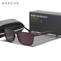 BARCUR Unisex Polarized Outdoor Sunglasses - Lightweight TR90 Eyewear Accessory (Gradient)