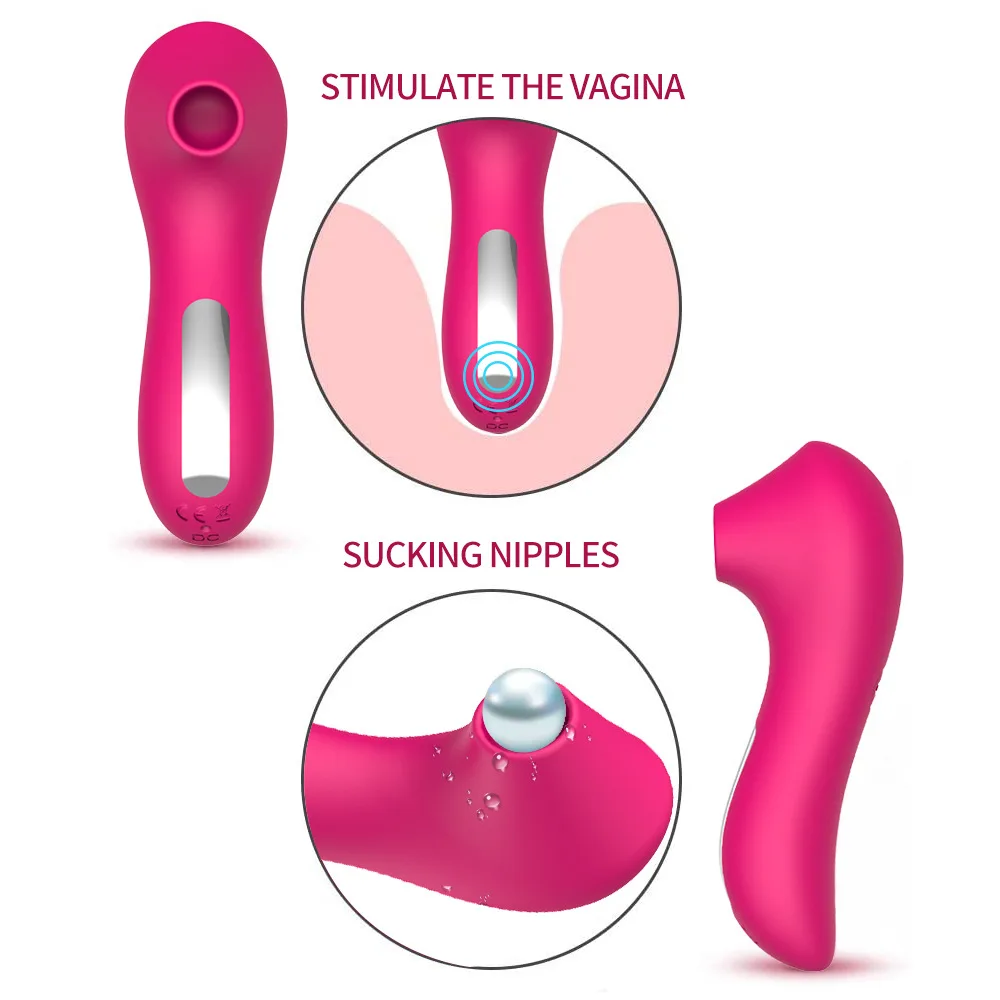Klitora sūkšanas maksts sūkšanas vibrators sieviešu klitora vakuuma stimulators krūtsgala seksa rotaļlietas pieaugušajiem 18 sieviešu masturbatora produkts_voghion.com