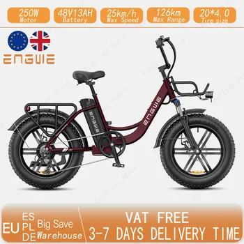 ENGWE Bici Elettrica L20 Boost 250W Motore 48V13Ah Batteria Bicicletta Elettrica 126Km Power-boost 75Nm Sensore di Coppia Step-Thru E-bike