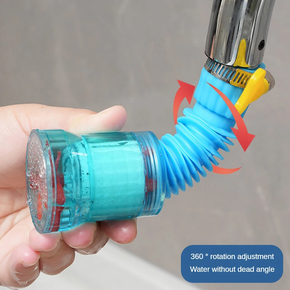 Description Picture 3 of item360° Rotate Kitchen Faucet Nozzle Flexible Easy to Install Water Filter Splash Proof Water Saving Bathroom Faucet Aerator