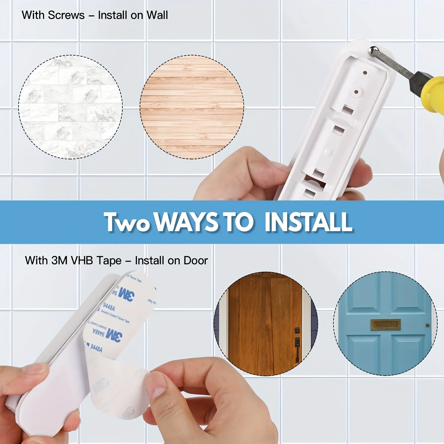 Piastra Per Ring Doorbell - Copre Buchi E Graffi, Compatibile Con Modelli 1/2/3/4/3 Plus, Non Adesiva