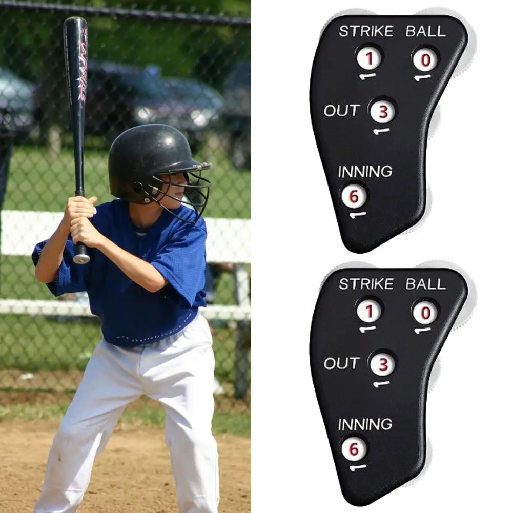 4 Wheel Referee Counter Lanyard Referee Indicator Baseball Clicker Umpire Clicker Umpire Gear Gym Sports Indicator baseball referee counter
