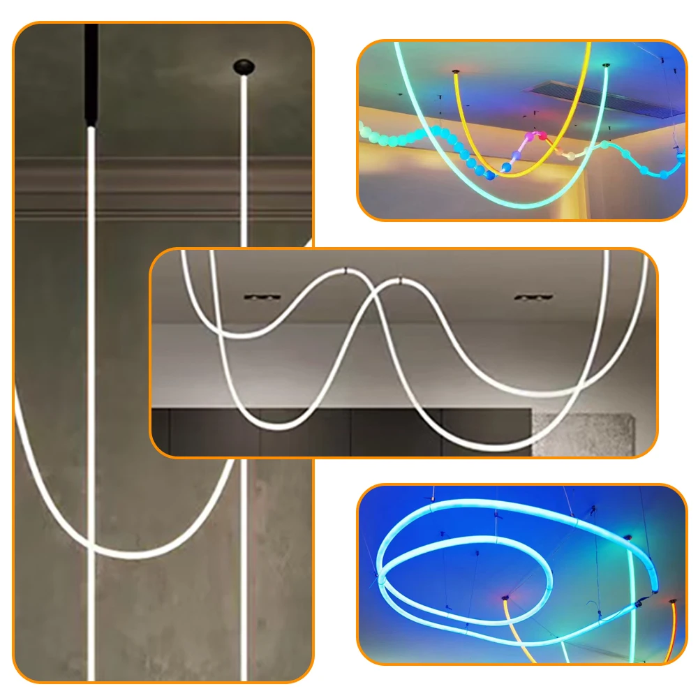 รูปสินค้า ท่อซิลิโคนกันน้ำ ยืดหยุ่นสำหรับ LED Strip Light