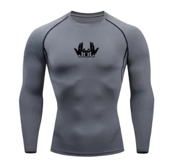 Men's Compression Shirt - Running Compression Tee | Long Sleeve Sports Shirt