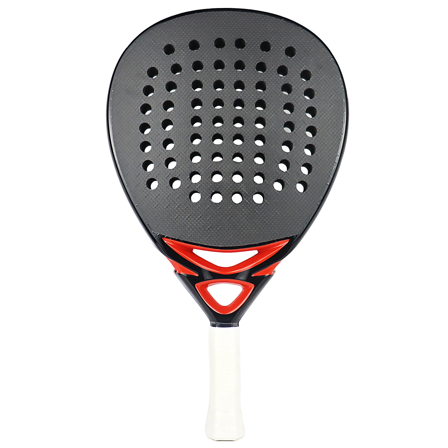 AMASPORT Black Padel Racket Full/3K/12K/18K/Kevlar Carbon Fiber Surface EVA Memory Core Paleta De Padel with Air Dynamic Throat