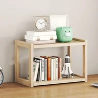 2/3 Layer Desktop Magazines Books Storage Storage Shelves Book Display Shelf StandHolder Desk Organizer Bookshelf Bookend 2