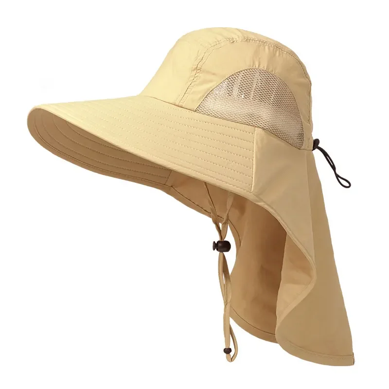 Sun Hat Sun Protection UV Protection Enlarged Breathable Mesh Hat Foldable for Men and Women Fishing Camping Hiking Beach Hat
