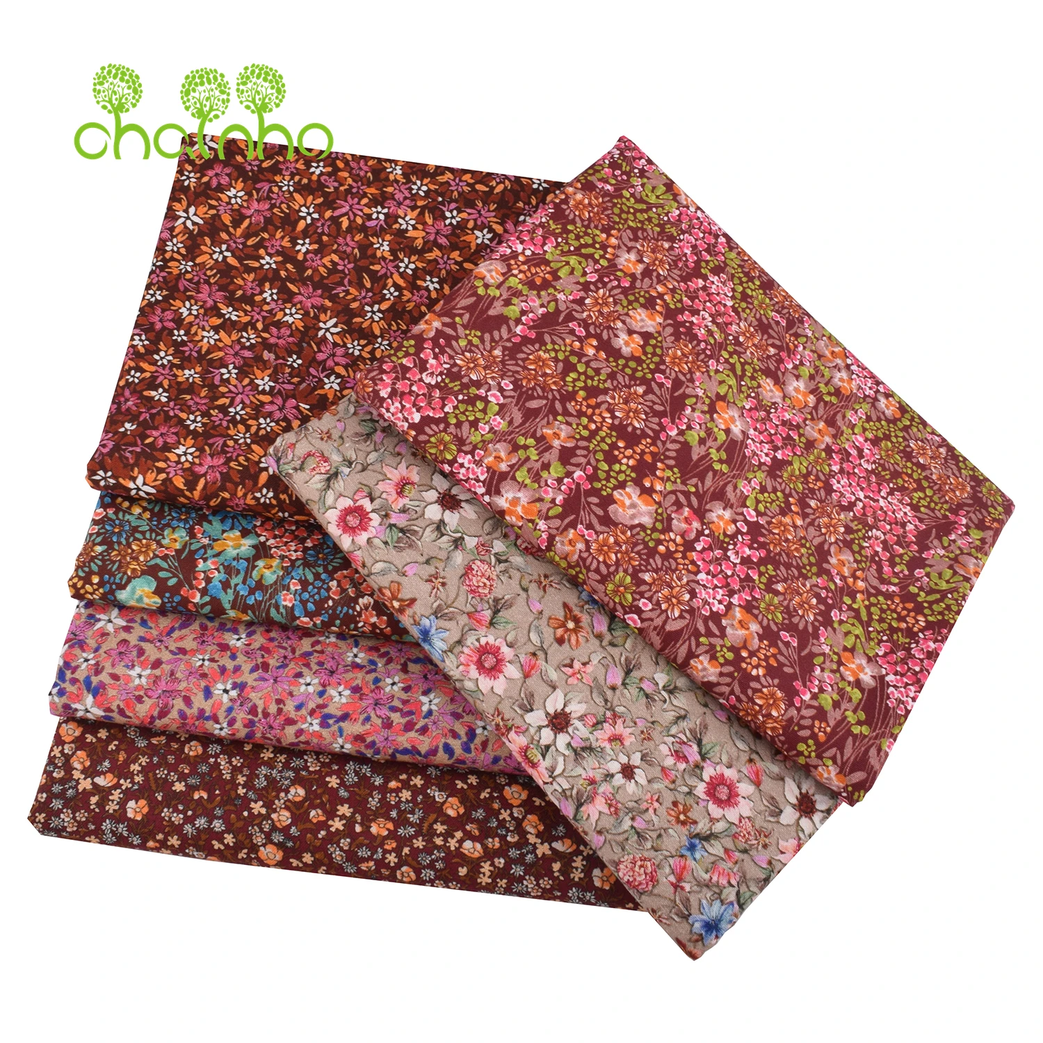 Chainho,Brushed Fabric,Cotton-Polyester,Reactive Dyeing,DIY Sewing Quilting Material For Cushion,Pillow,Sofa,Tablecloth,25MM10