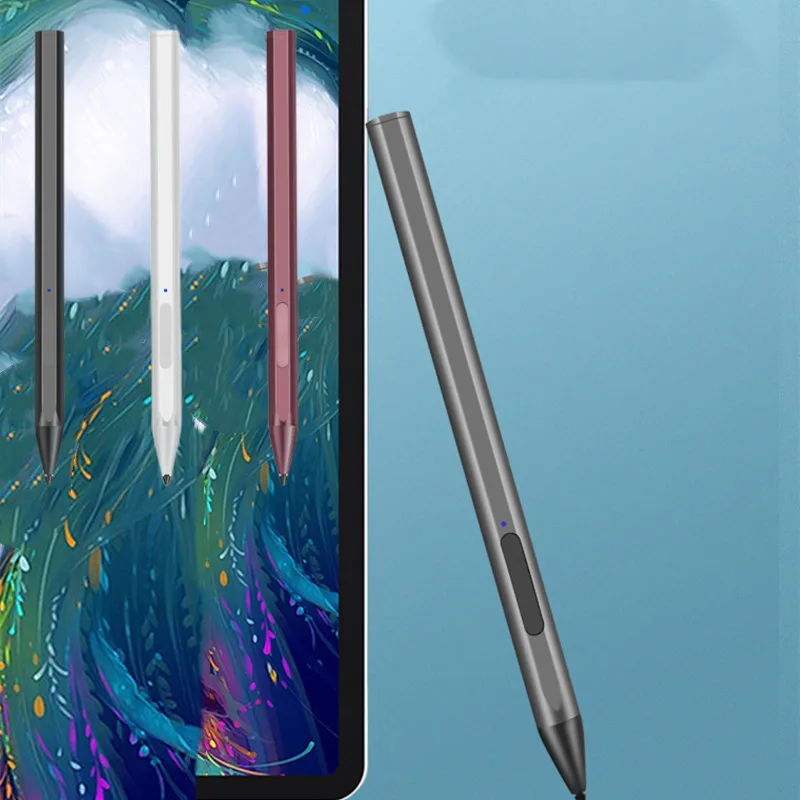4096 Penna Stilo Per Microsoft Surface Pro X/9/8/7/6/5/4/3/Surface 3/Go 3/Go 2/Go/Book 3 2 1/Laptop 5 4 3 2/Rifiuto Palmo Da Studio