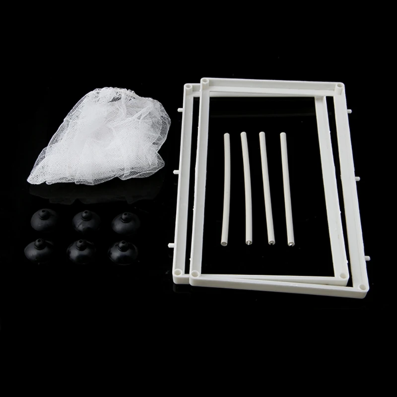 Fish Nursery for Aquarium Fish Fry Breeding Net Hatchery Incubator with Suction Cup Easy to Install Hang on Breeder Box fish breeding box