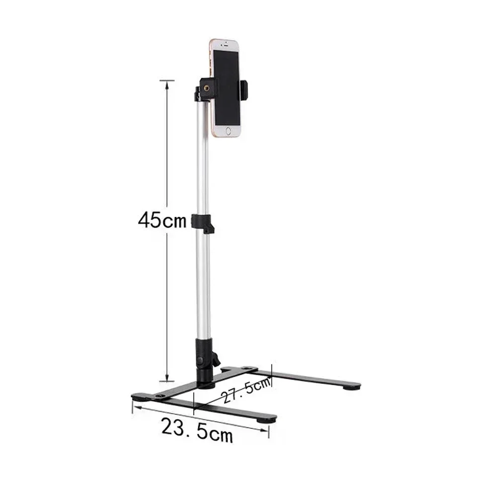 Desktop Tripod Manual Measurement Deviation Flexible Light Brightness Adjustable Gooseneck Solid Aluminum Alloy
