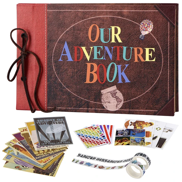 my adventure book! scrapbook inspired by the movie UP  Adventure book  scrapbook, Our adventure book, Adventure book