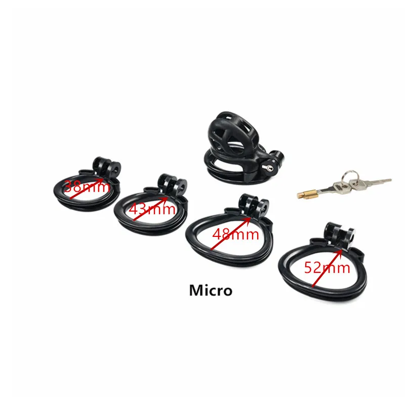 New Upgrade Male Chastity Device With 4 Penis Rings Resin Cobra Cock Cage Chastity Belt Penis Lock Sex Toys For Men penis chastity cage chastity lock sex toy chastity cage accessory penis cock ring