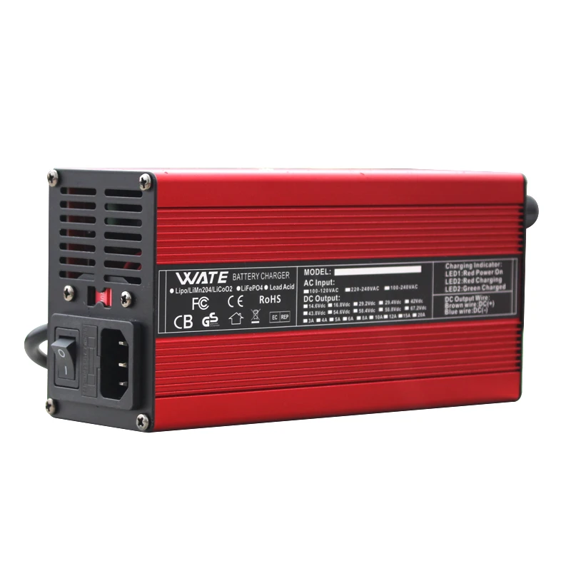 52 Volt Battery High-Speed 58.8V Battery Charger For 14S Lithium Togo 52  Volt Ebike Battery Charger 58.8V 5A 充電器 14S 52V リチウムイオン電池充電器 58.8V 充電器 (Color : Gasket, Size