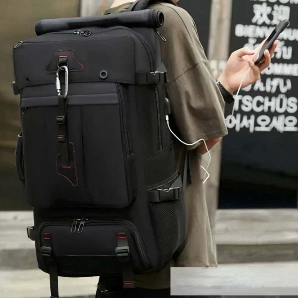 Waterproof Travel Backpack with USB Port for Men