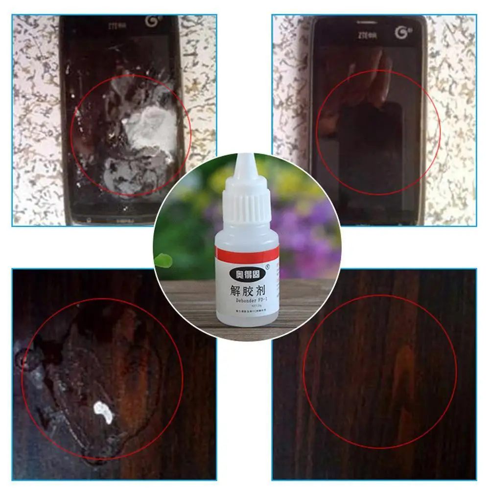 502 Glue Remover 20g Strong Efficient for Acetone Cleaning Agent Dissolving Debonder Degumming Agent 502 Nemesis glue remover