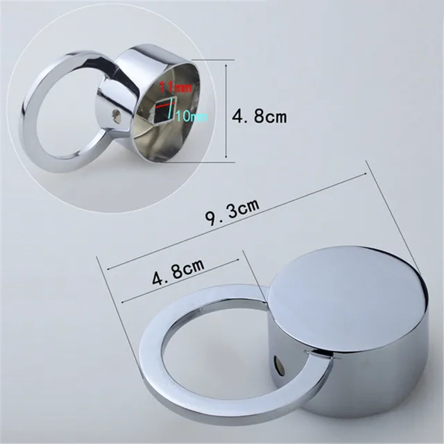 มือจับก๊อกน้ำ อ่างล้างหน้า ฝักบัว สวิตช์ควบคุมน้ำร้อนน้ำเย็น ขนาด 40 มม. อะไหล่ซ่อมก๊อกน้ำสำหรับอ่างอาบน้ำและฝักบัว 6