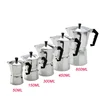 Aluminum Moka Espresso Percolator Pot Stovetop Coffee Maker - 1/3/6/9/12 Cup 1