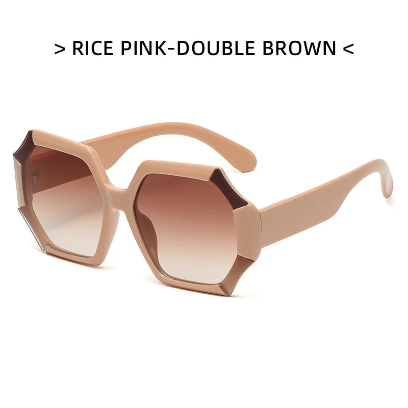 Fashion Oversize Lrregular Sunglasses Women 2022 Brand Design Retro Sun Glasses Female UV400 Eyewear Trending Products_voghion.com