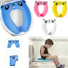 Portable Folding Non Slip Silionce Pads Potty Training Seat for Kids Foldable Toddlers Toilet Seat Potty Seat Cover for Travel 1