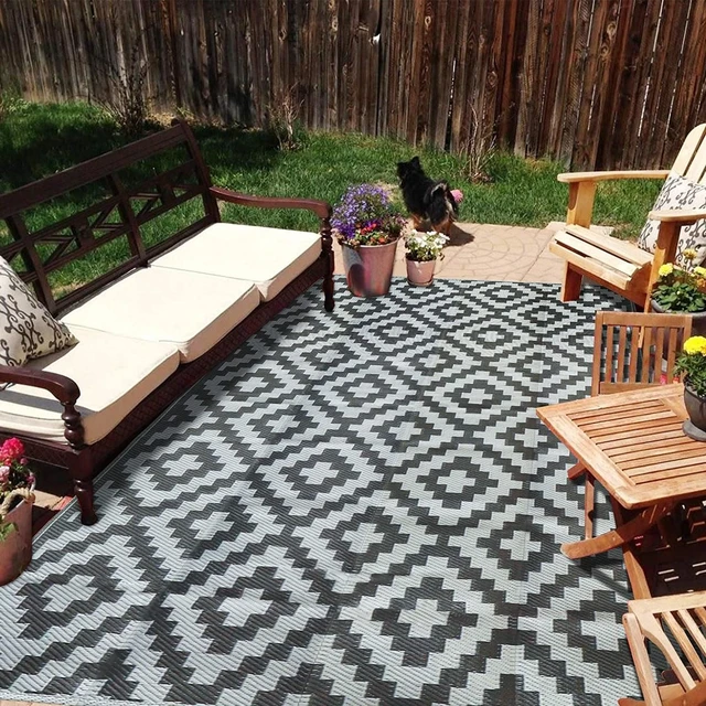 Large Outdoor Rug Mat, Outdoor Rugs For Patios Carpet Camping Rugs