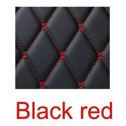 Premium Customized Car Floor Mats - All - Weather Interior Luxury Accessories - RAV 4 2020 - 2023 (Black Red 5 Seat)