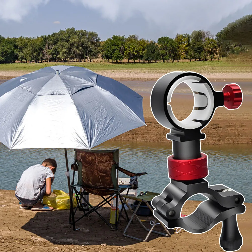 Rotation Umbrella Holder for Fishing Chair, Durable Clip, Quick Disassembly, Holder Accessory, 360 Degree Rotation