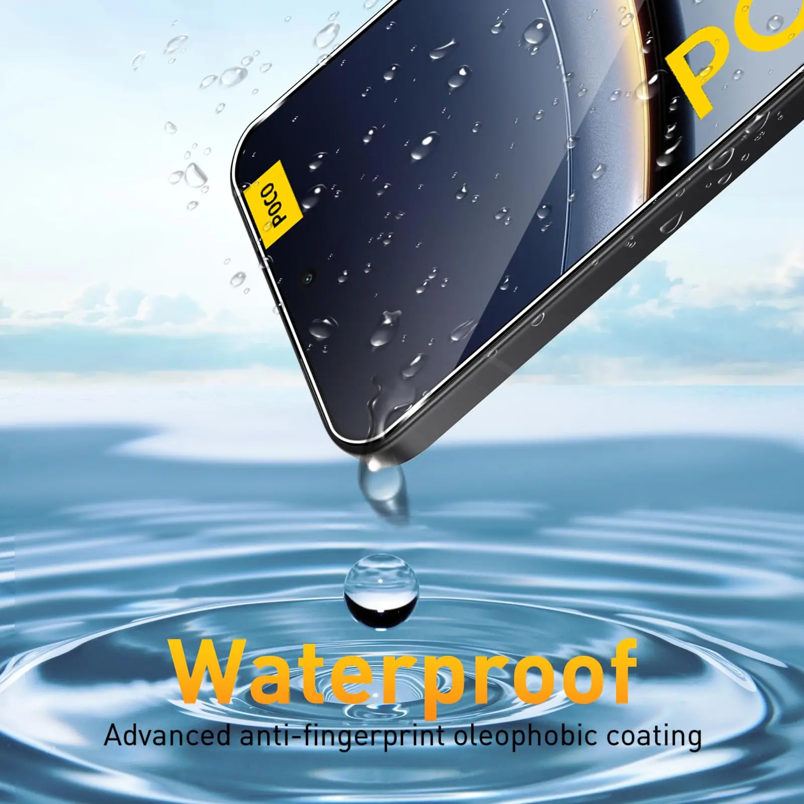 Premium Tempered Glass Screen Protector - 6.83 inch, HD Crystal Clarity, Ultra-Resilient Anti-Scratch Surface, Case-Friendly Design