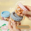 Stackable Sealed Jar Food Storage Box Transparent Plastic Kitchen Organizer Multigrain Tank Dried Sealed Storage Jars Container 1
