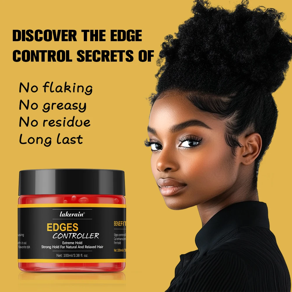 Edge Control Gel Anti Frizz Hair Wax Girl For Hair Styling Woman Stuff Man Bar Antifriz African Glue Care Makeup