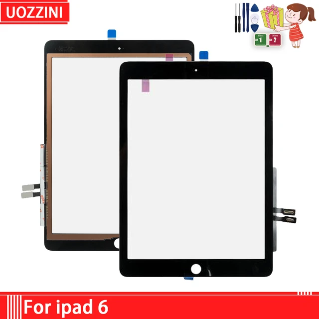 Écran tactile en verre pour iPad Air 2, avec câble flexible, outils  gratuits, A1567, A1566