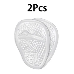 Silicone Soft Women's Anti - Slip Forefoot Cushion for Comfort and Pain Relief (Clear - 2Pcs)