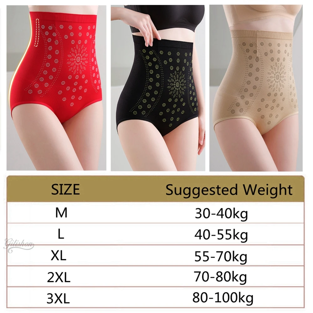 Women Shapewear Flat Belly Sheathing Panties High Waist Slimming Shorts  Waist Trainer Ionstech Unique Fiber Restoration Shaper - AliExpress