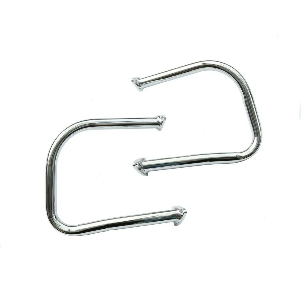 

Motorcycle Chrome Rear Highway Crash Bar Saddlebag Rail Guard Bumper For Indian Chief Dark Horse Roadmaster 14-20