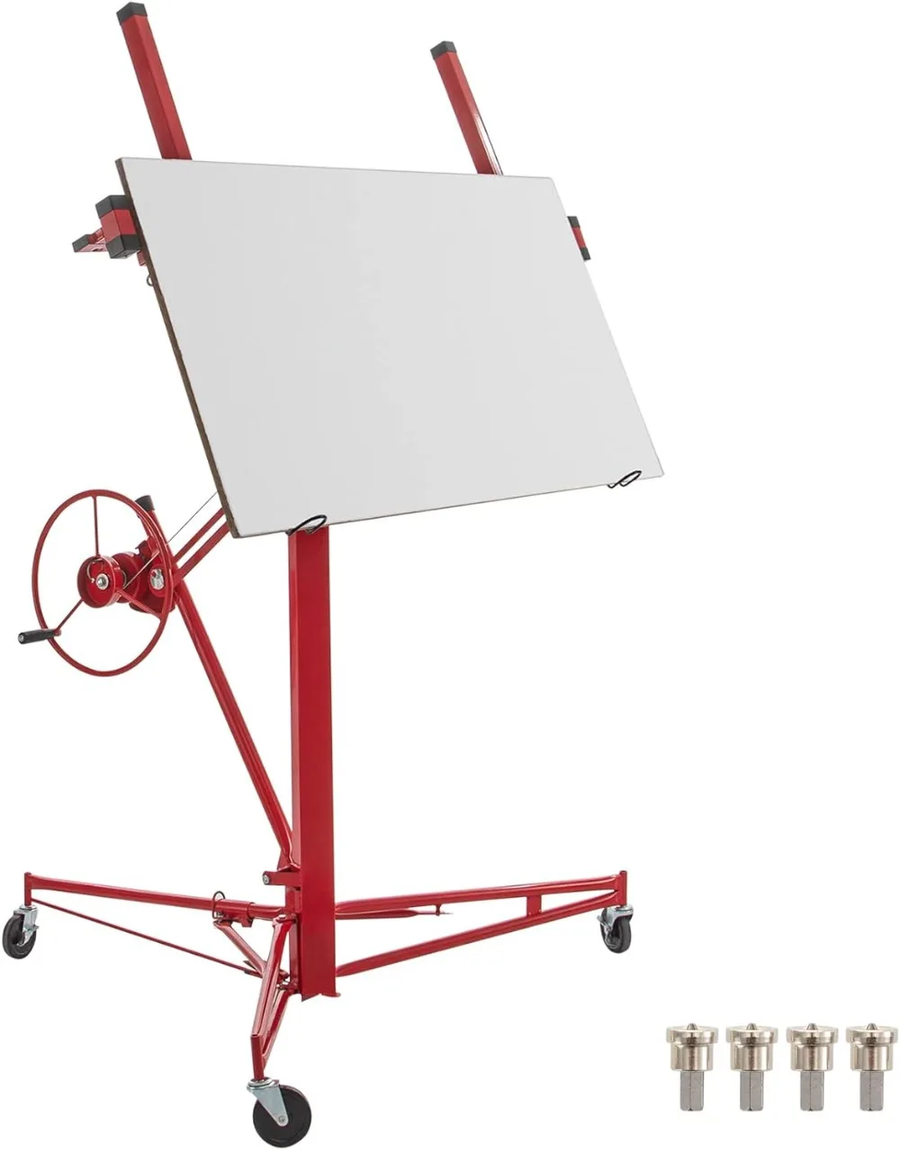 Drywall Rolling Lifter Panel, Sheetrock Lift Drywall Lift, Weight Capacity Panel Hoist Jack Tool