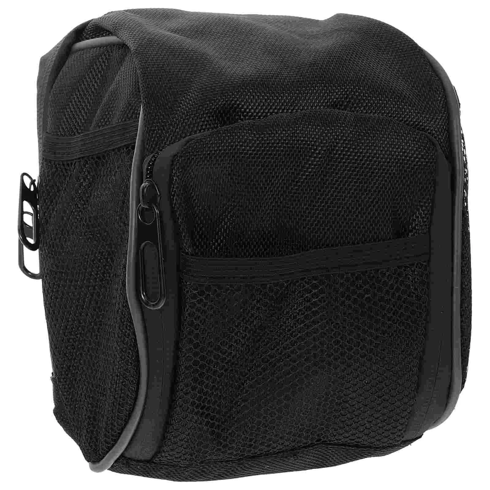 

Handlebar Bag Bike Front Tube Frame Storage Bag Cycling Bag (Black)