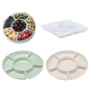 6-Compartment Food Storage Tray Fruit Snack Plate Appetizer Serving Platter 5