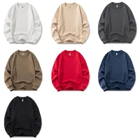 Winter Heavyweight Fleece Sweatshirt Hoodie Unisex Luxury Thick Crew Neck Sweatshirt Men Sweat Shirt For Men Moletons Masculinos 2