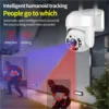 8MP WIFI Surveillance Camera Wireless IP Cameras Outdoor Auto Tracking Color Night Vision 8X Digital Zoom CCTV Security Monitor 3