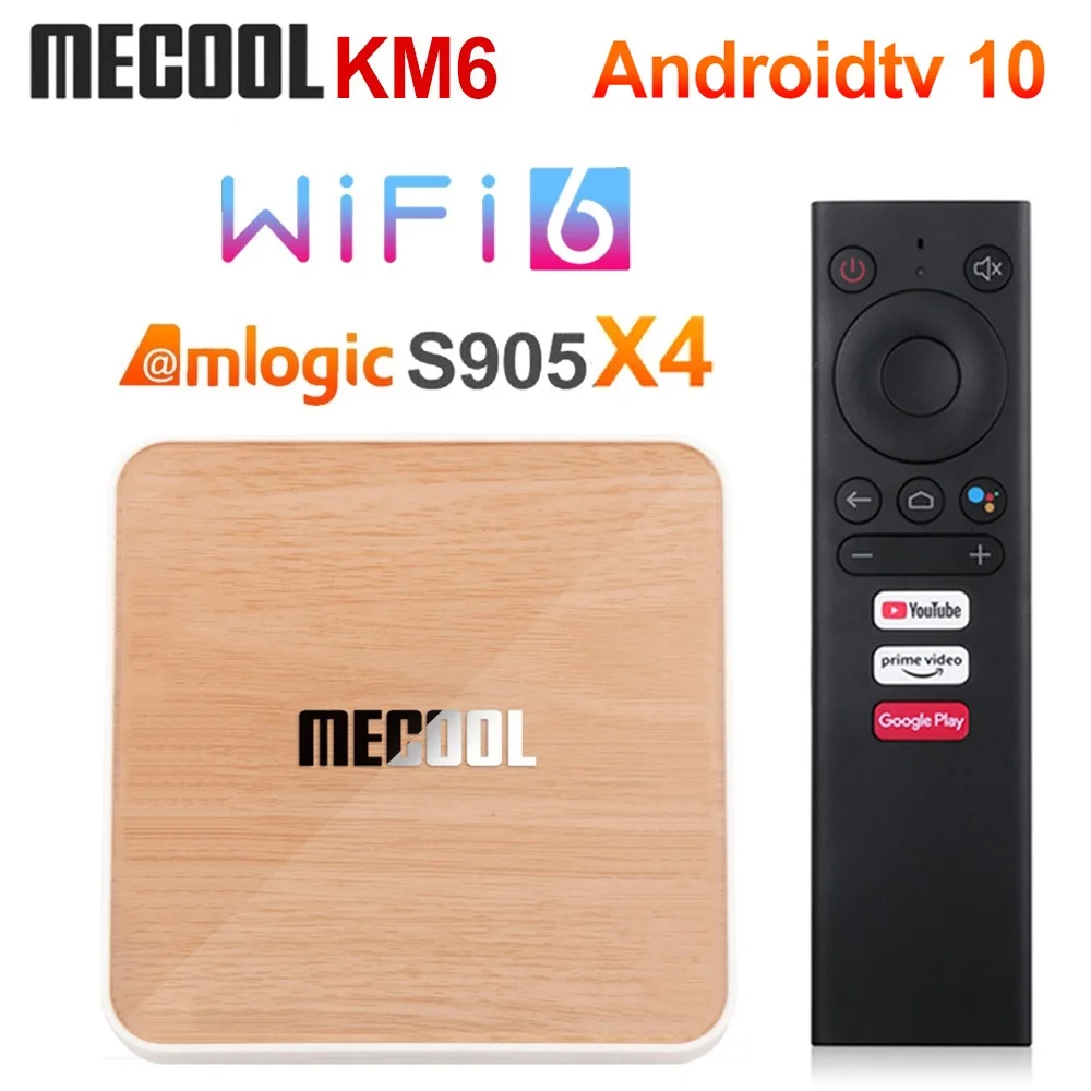 Mecool KM6 Deluxe Edition Amlogic S905X4 TV Box Android 10 4GB 64GB