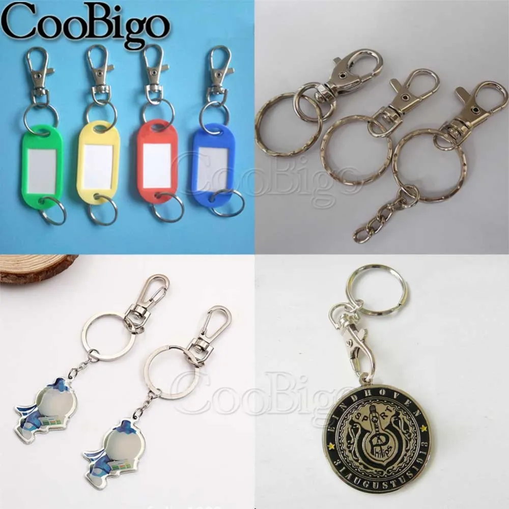 Metal Snap Hook 5/16"-1-1/4" Swivel Lobster Clasp Clip Carabiner for Keychain Key Fob Chain Ring Bag Hardware