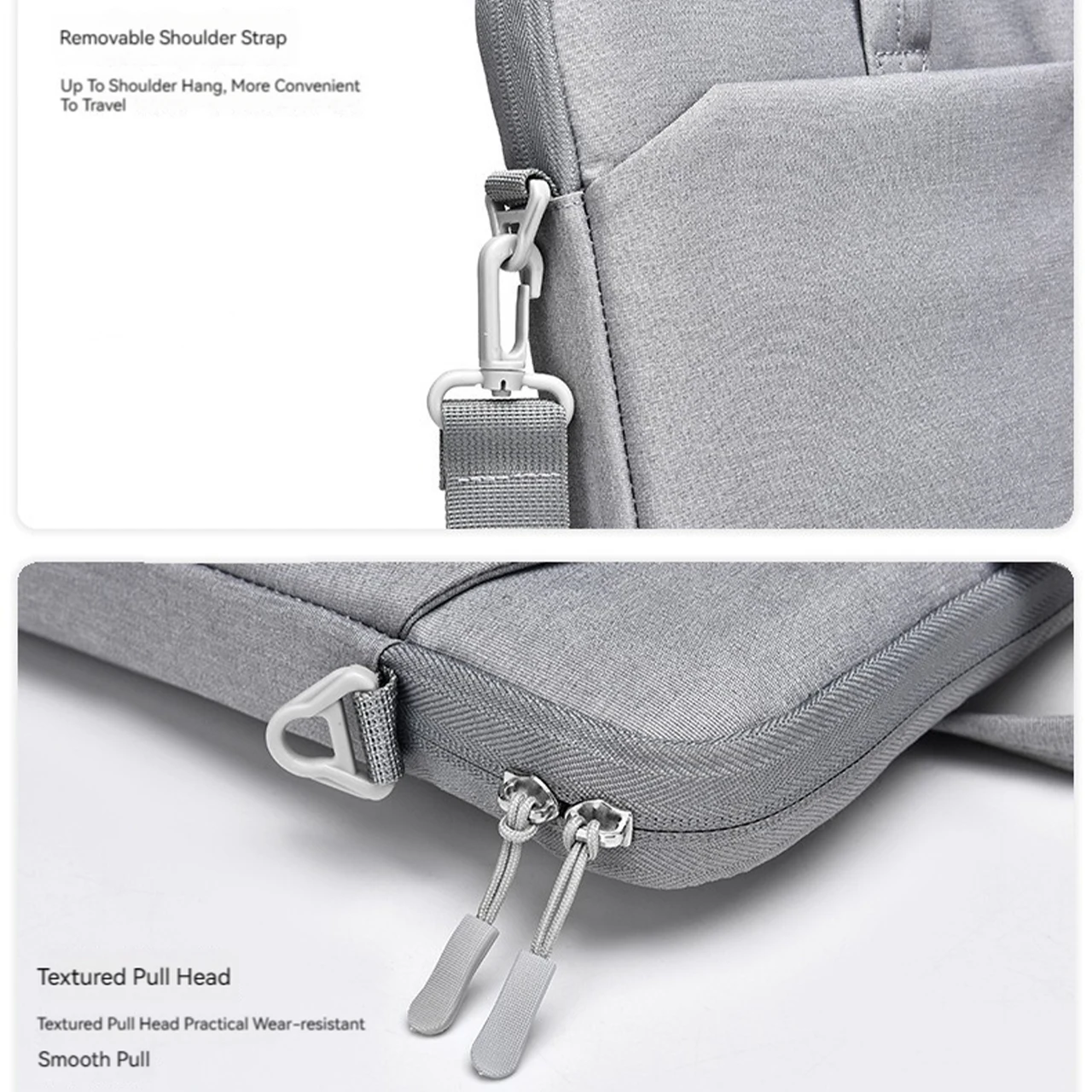 Bolsa para Laptop Bolsa para Notebook para 133 14 156 Polegadas Macbook Air Pro 13 15 16 hp Xiaomi Huawei Asus Lenovo Dell pc Computador de Ombro Bolsa Portátil Pastas Bolsa Mensageiro Acessórios para Laptop - Imagem 2