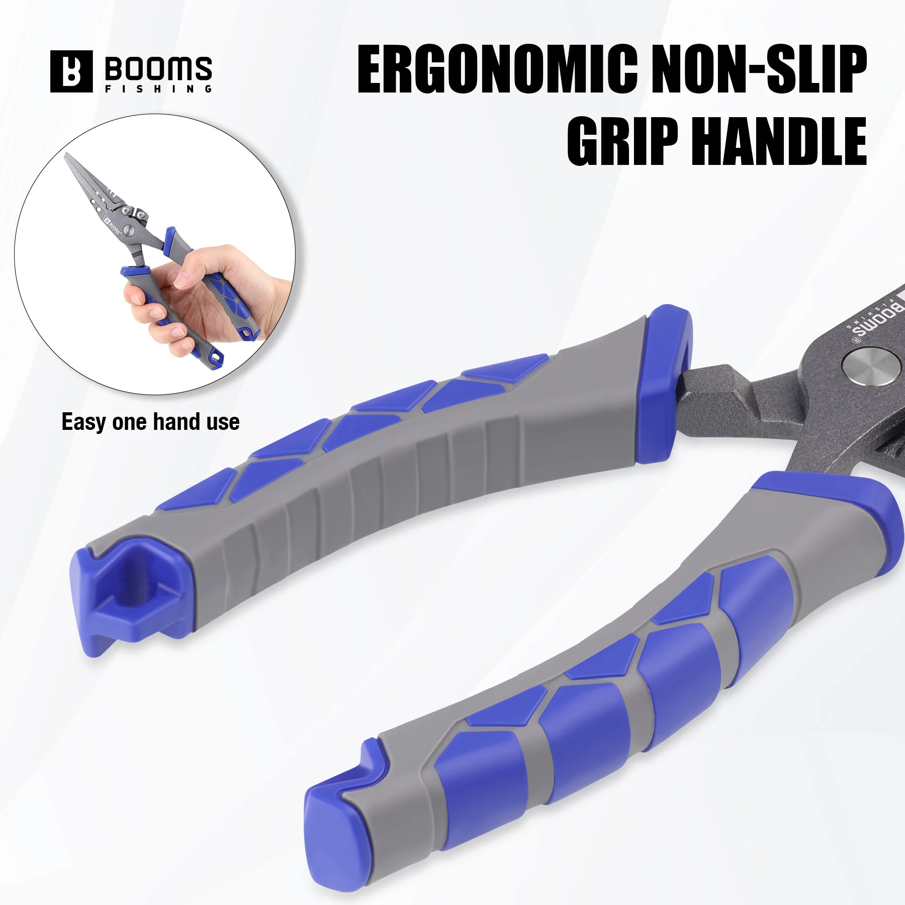 Description Picture 5 of itemBooms Fishing 21.6cm Pliers and 24cm Fish Lip Grip Fishing Tools Set for Line Cutters Hook Remover Fishing Gear Beginner Set