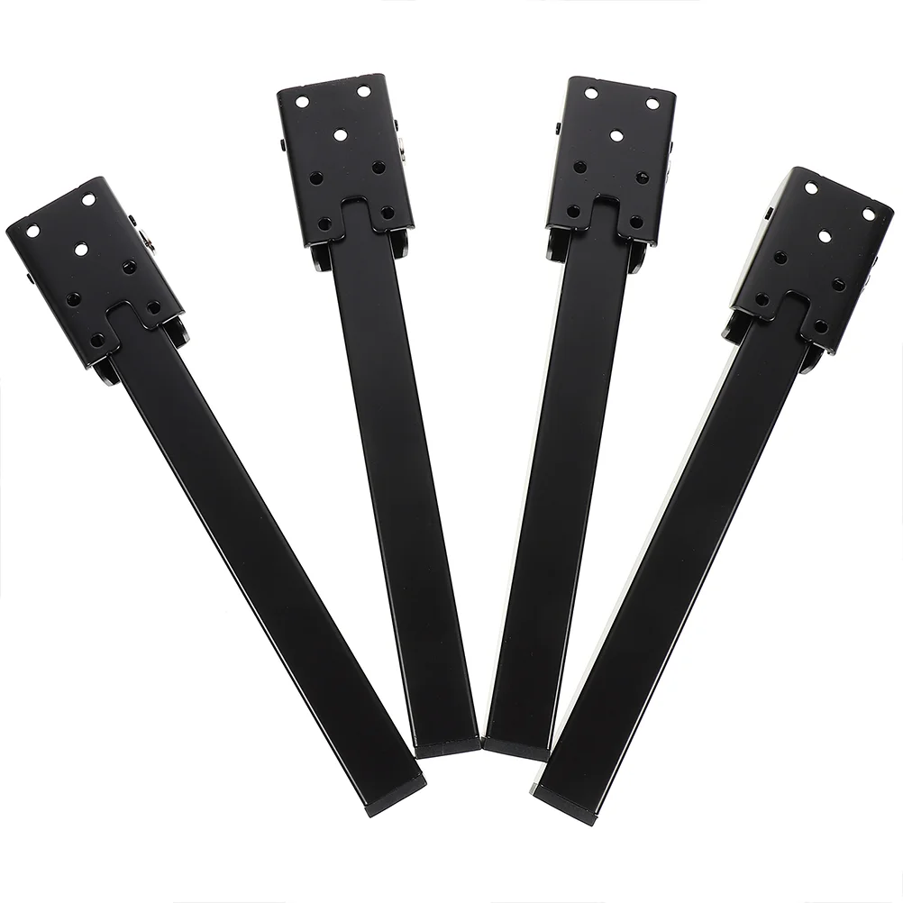 

4 Pcs Square Tube Base Folding Furniture Leg Table Legs Accessories for Laptop Small Computer Desk Cupboard Bed