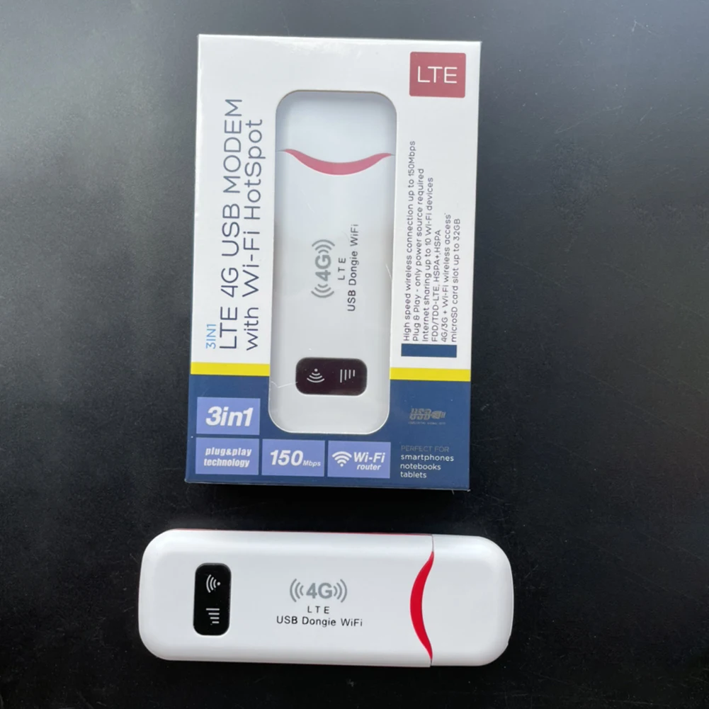 Lte sem Fio Usb Dongle Hotspot Móvel 150mbps Modem Vara Sim Cartão de Banda Larga Móvel Mini 4g Roteador para o Escritório do Carro Casa 4g - Imagem 4