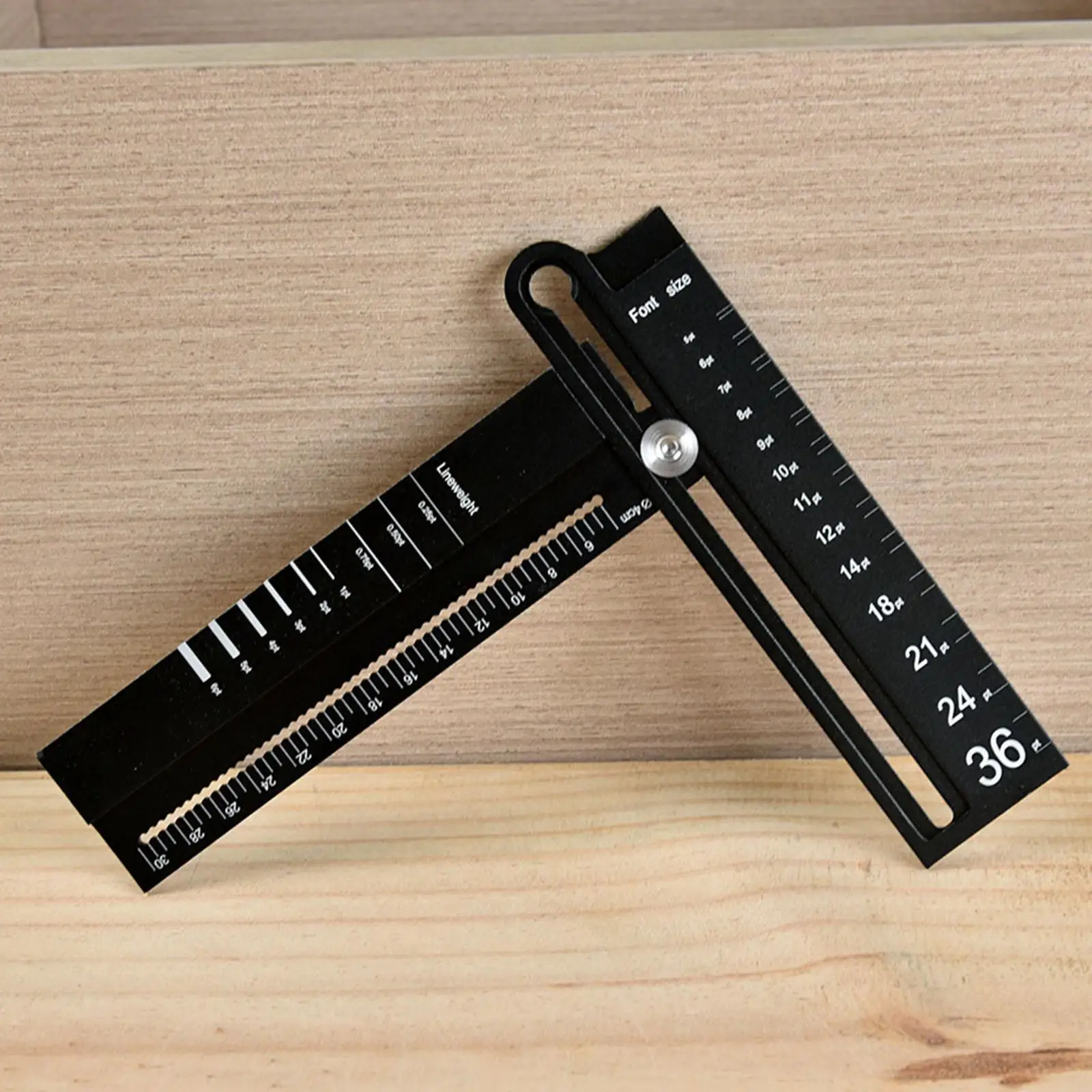 알루미늄 합금 건축가 블랙 앵글 찾기 각도기, 각도 눈금자, 12 인치, 310 mm 각도 찾기 도구