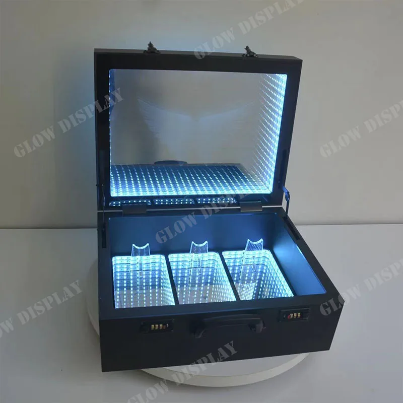 Champagne Bottle Display Racks LED Cabinet LED Case