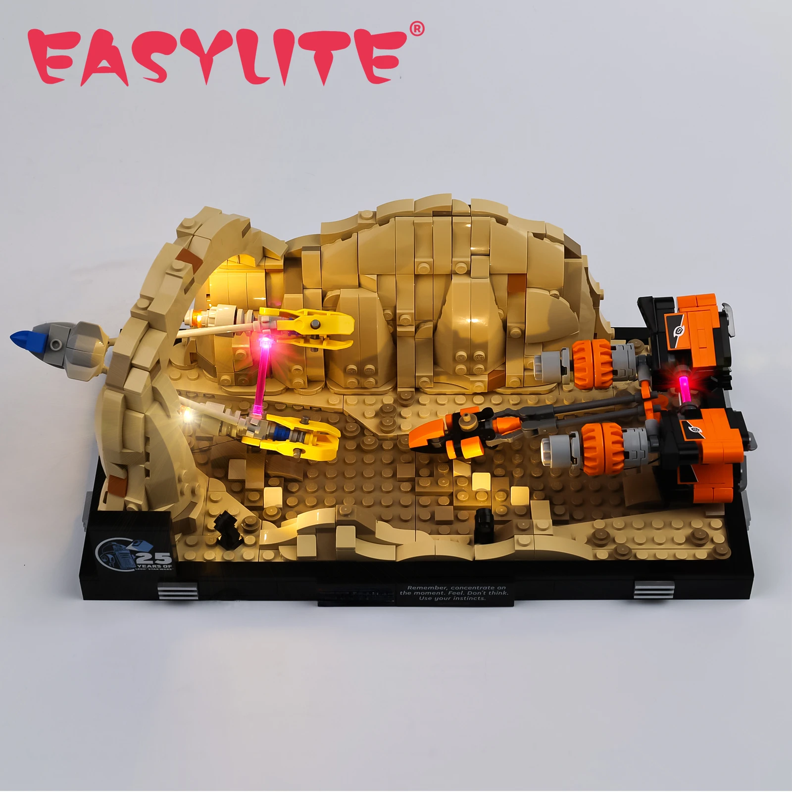 EASYLITE Светодиодная лампа для Mos Espa, Коллекционная модель 75380 года, игрушки «сделай сам», блоки, кирпичи, комплект освещения, без модели