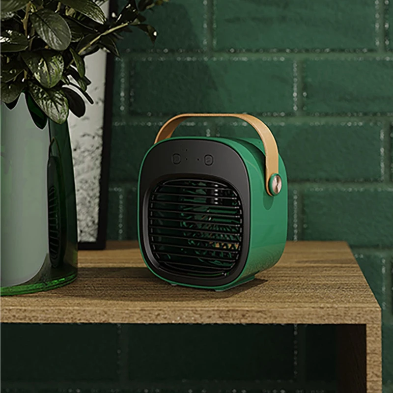 Portable Mini Air Conditioner Desktop Fan Cooler Humidifier Purifier For Room Office Home Living Room Bedroom