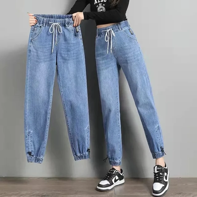 Buy online Women's Plain Jogger Fit Jeans from Jeans & jeggings for Women  by Showoff for ₹1469 at 66% off | 2024 Limeroad.com